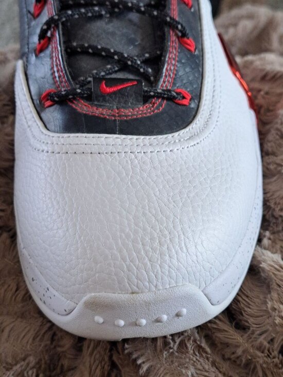 Nike Air Scottie Pippen 6 Men\'s 12.5 White/Black/Red Basketball Shoes main image 4
